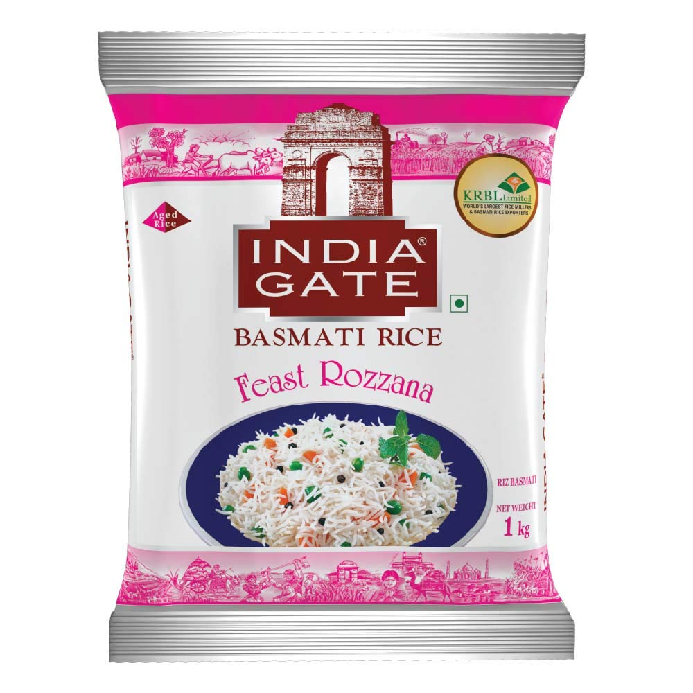 India gate briyani rozzana rice 1kg